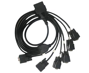 Overmolded wire harness