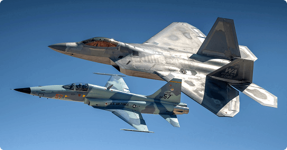 Military aviation and defense systems