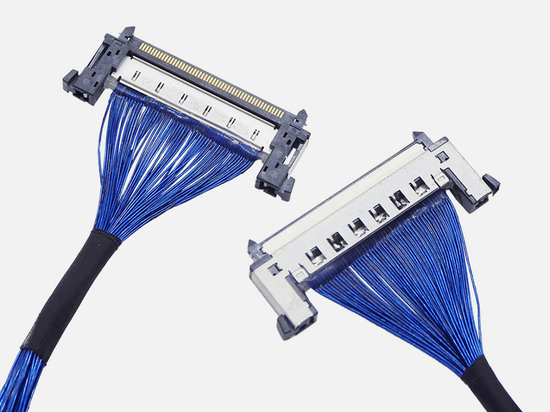 Low-Profile LVDS Harness with Fine-Pitch Connectors