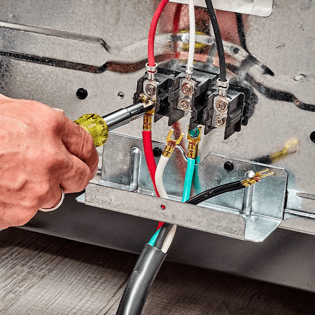 For oven or grill hook up wire