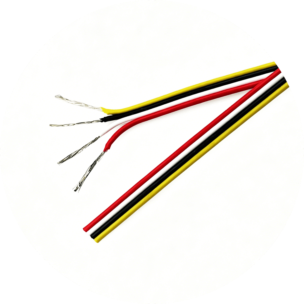 Teflon zip flat wire