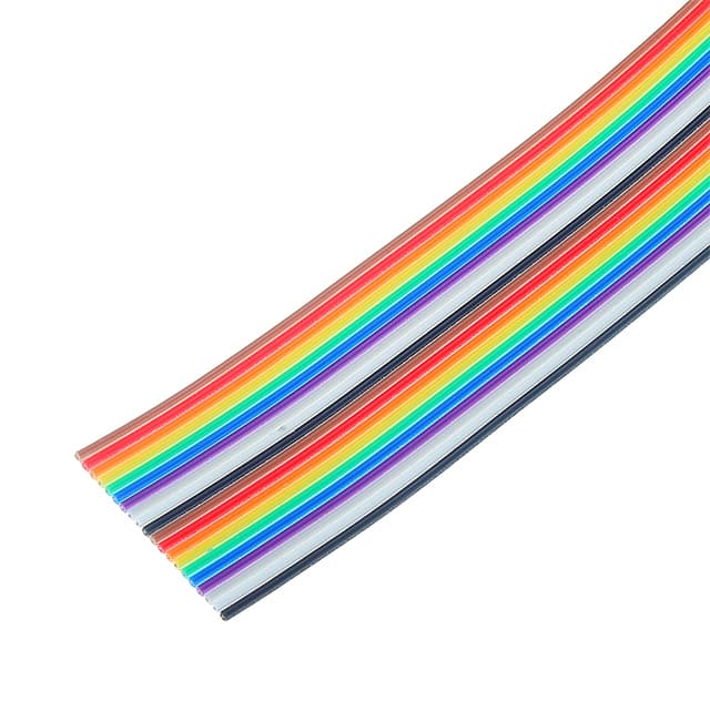 Rainbow ribbon cable