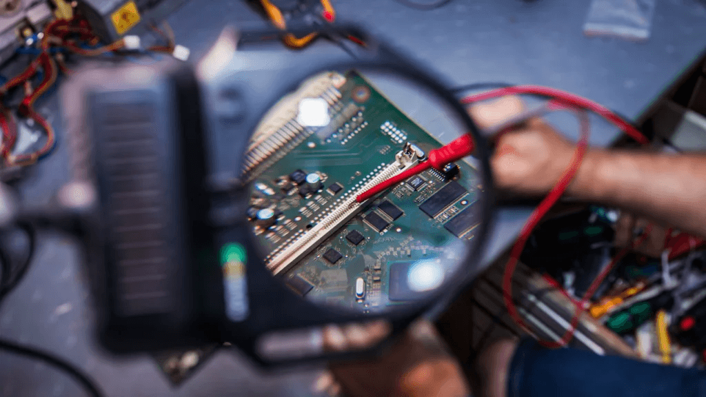 Microscopic Pull-Test Inspection