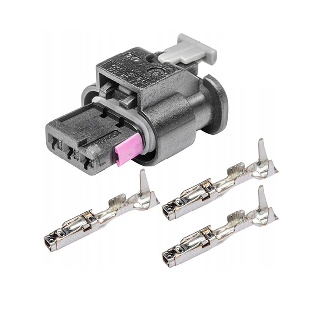 FEP connector housing with crimp terminals