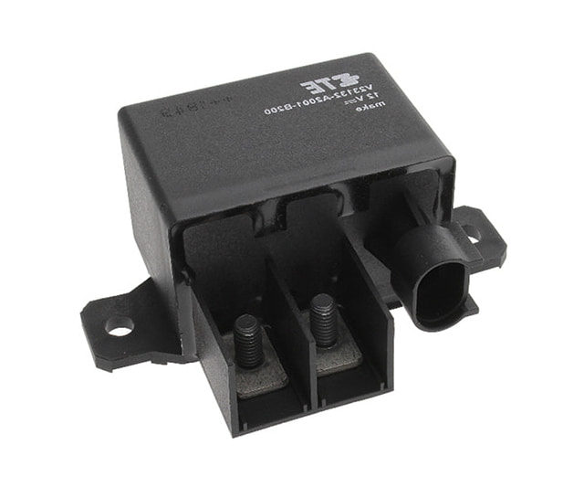 TE 1416010-1 connector, flange-mount housing, black
