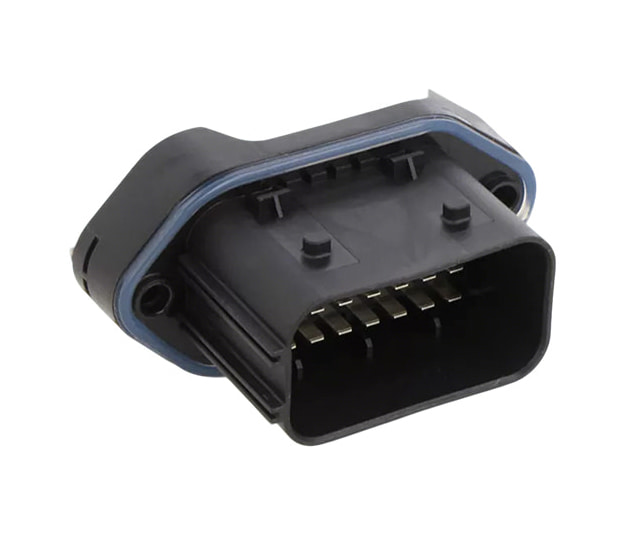 TE 1534238-1 connector, sealed receptacle, flange mount