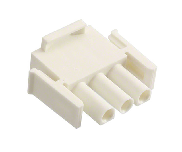 TE 1586847-1 connector, plug housing, white