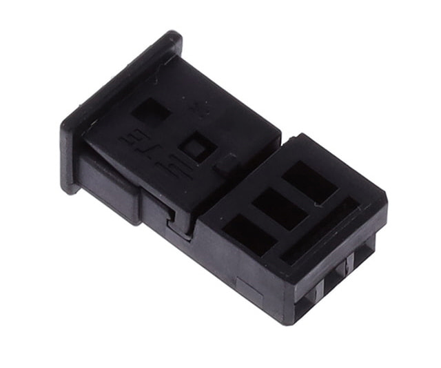 TE 1743164-2 connector, plug housing, black