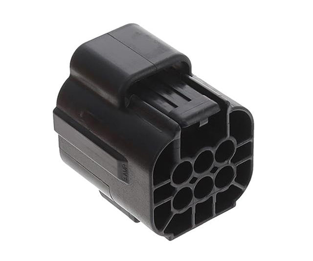 TE 368530-1 connector, plug housing, black