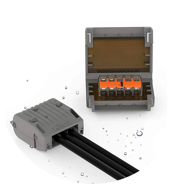 Wago docking waterproof harness with sealed housing